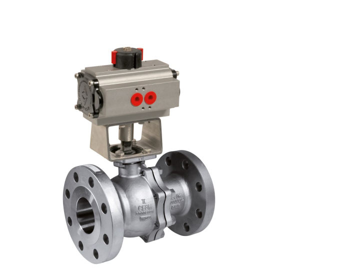 Stainless steel ball valve 769 + ADA/ASR pneumatic actuator